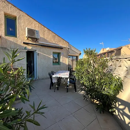 50m De La Plage, Adorable Maison Climatisee 2 5 Couchages Parking Privatif Lrvm52 ヴィラ *